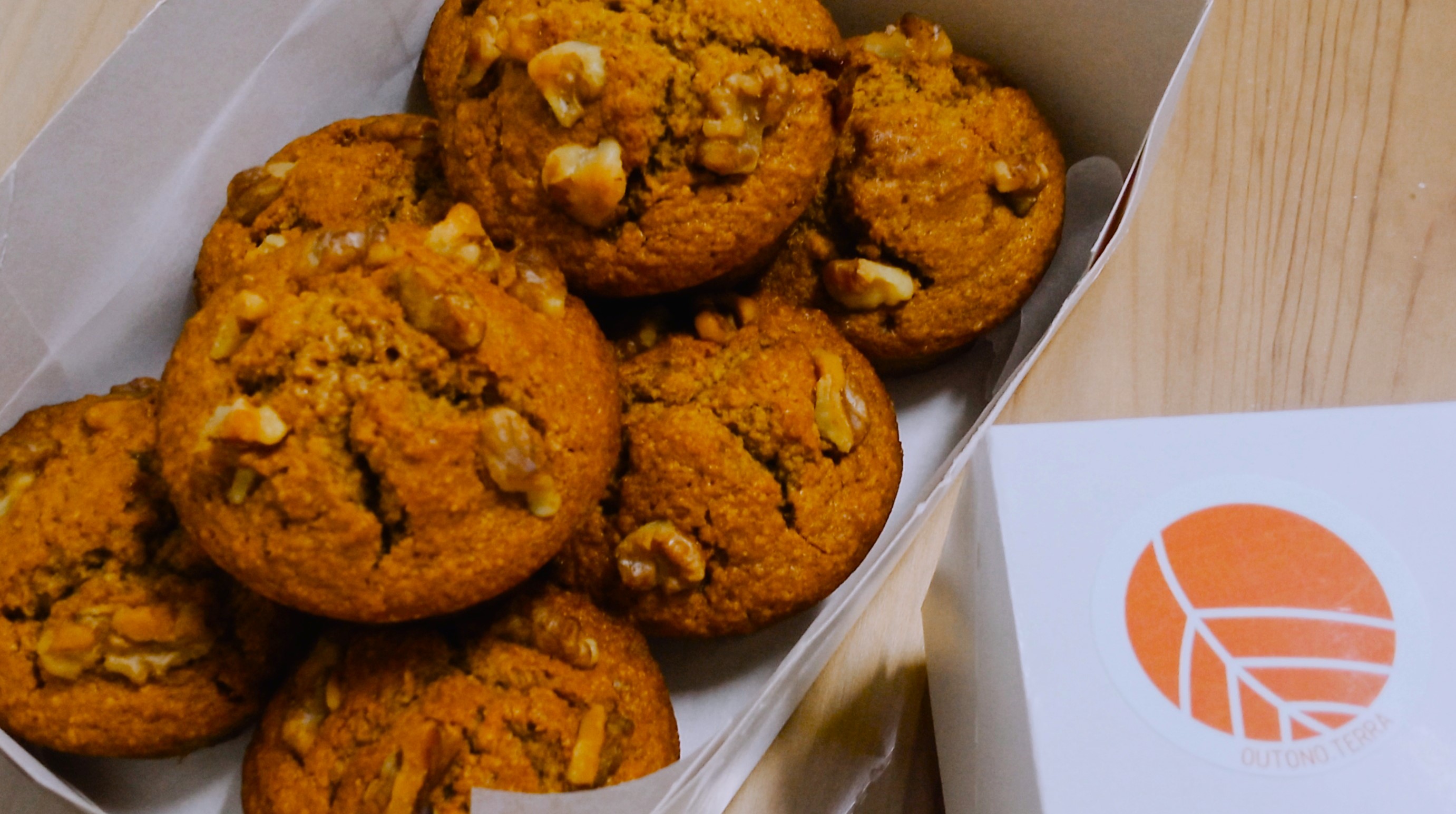 Muffins de Abobora e Noz